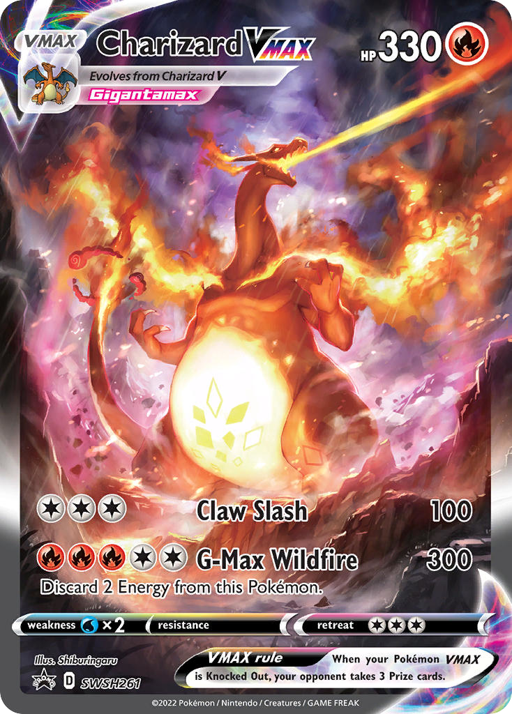 Sword & Shield Promo’s Charizard VMAX #261